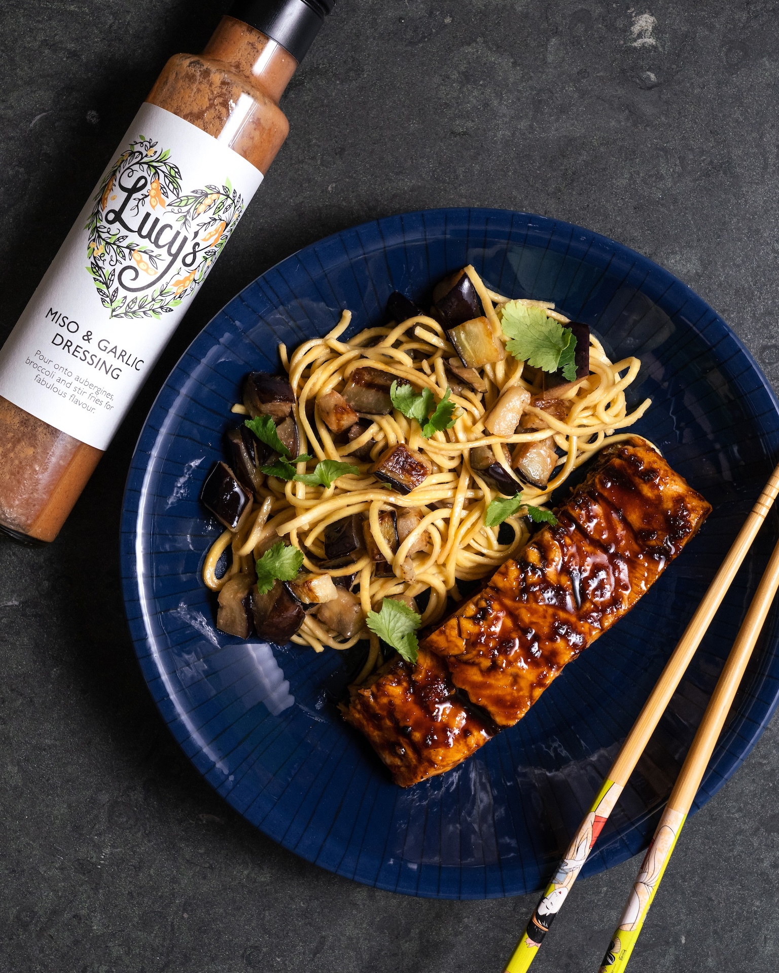 Miso soy salmon hero shot